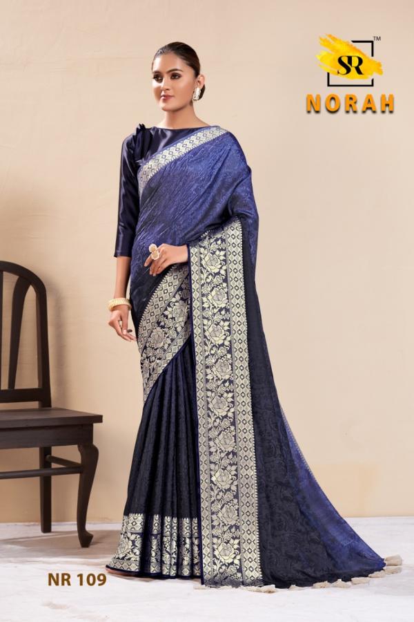 Sr Norah Fancy Wear Designer Dola Silk Saree Collection